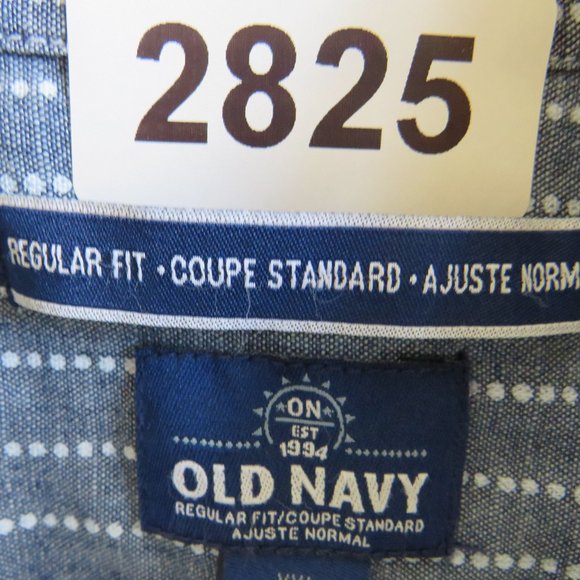 Old Navy* Men's Short Sleeve Button Down Curved Hem Pocket Stripe Shirt~ XXL - Picture 3 of 12